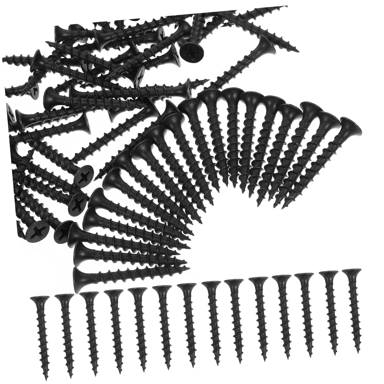 500pcs Self-Tapping Screws Kit Drywall Screws for Plasterboard Humid Environments Storage Box Included for Organized Tool Storage