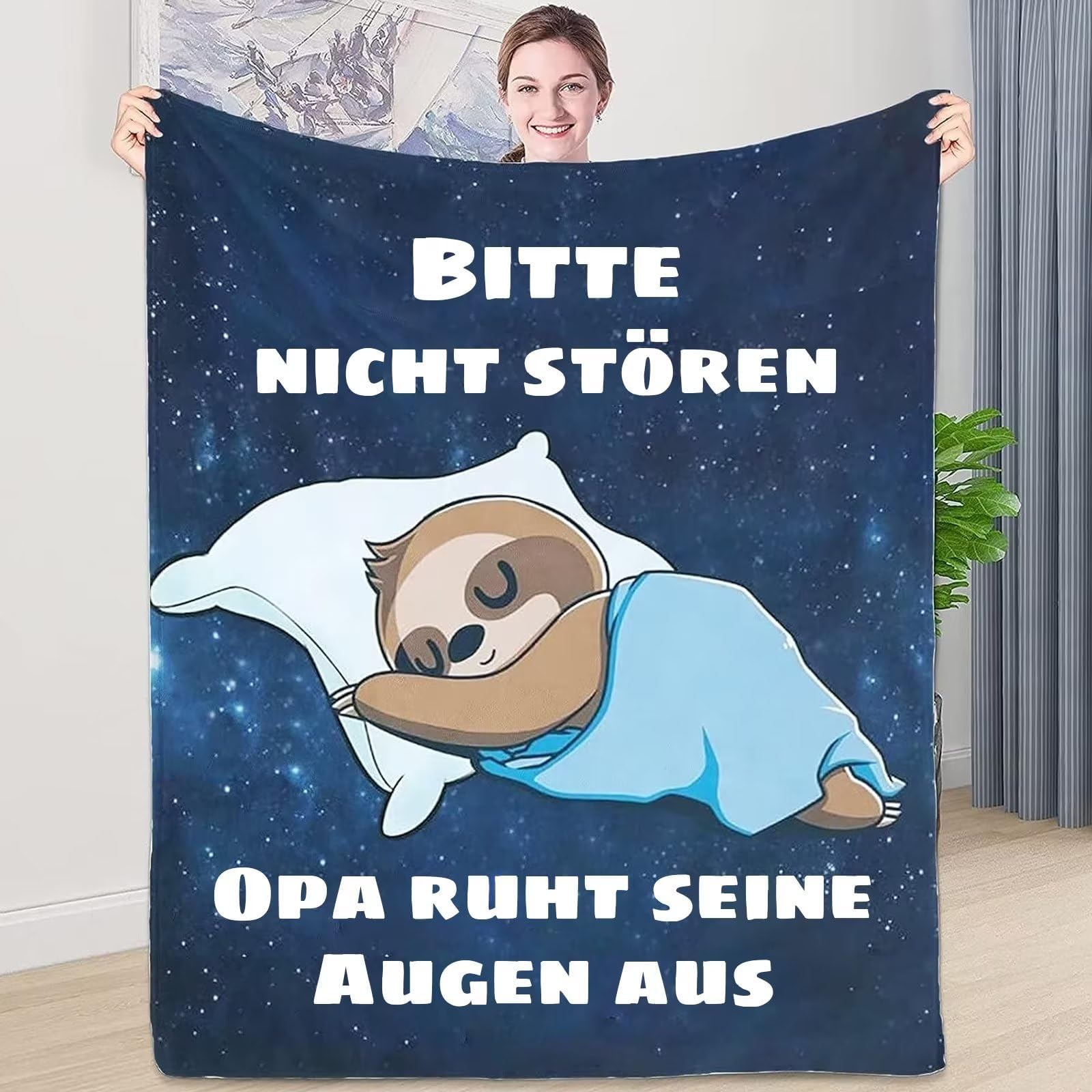 CadeauJoie Flauschige Decke Für Papa - 152x127cm Geschenk Für Vatertag & Geburtstag