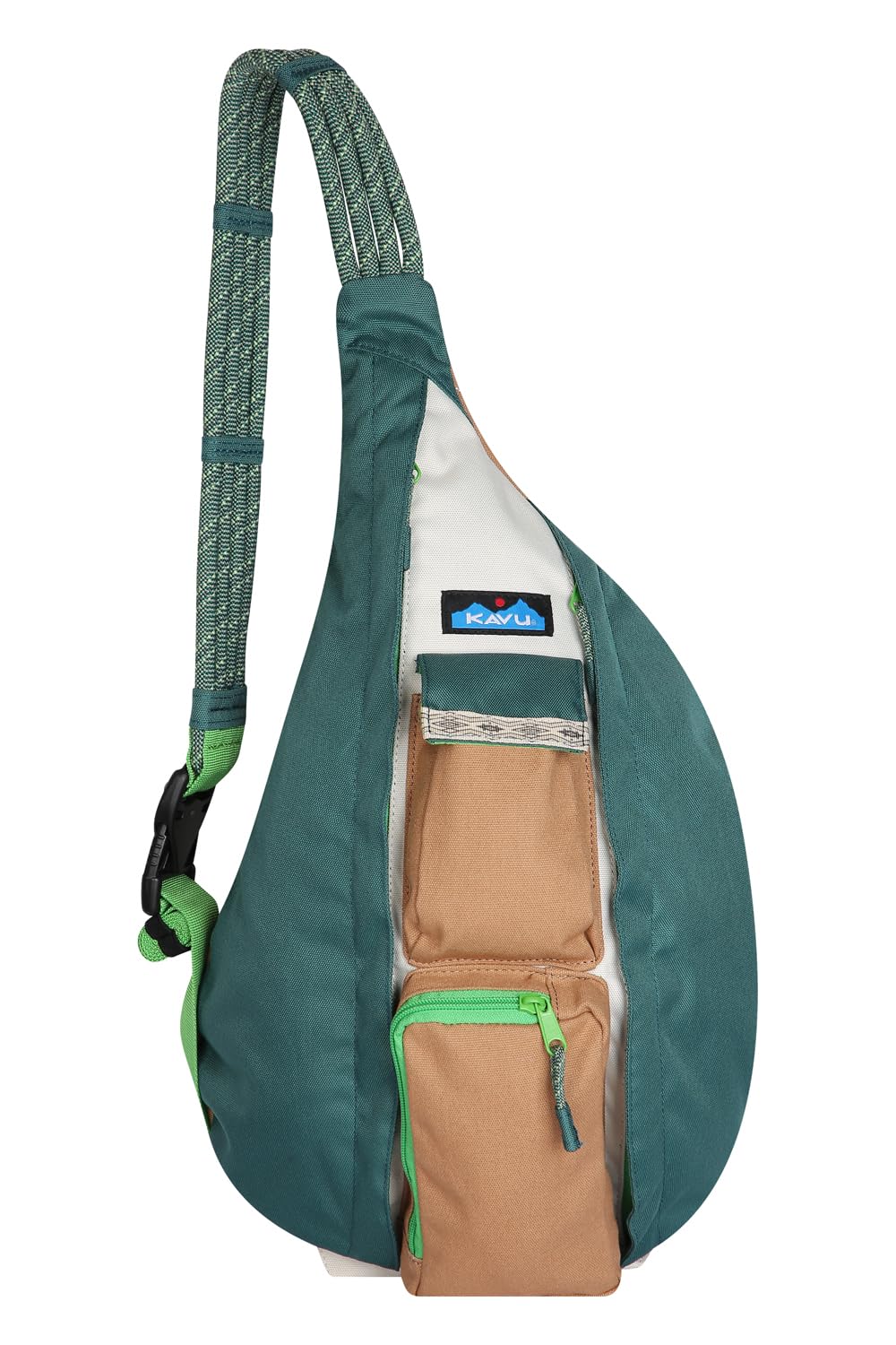 KAVU Original Rope Bag, Cotton Canvas Crossbody for Travel
