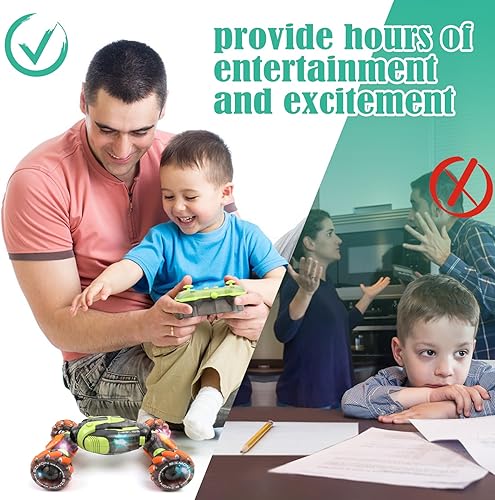 Miniatura 3 de Coche de acrobacias RC con detección de gestos  Juguete de deriva remoto y controlado a mano para niños de 5 a 7 años, 6 a 8, 9, 10, 11 y 12 años, 4