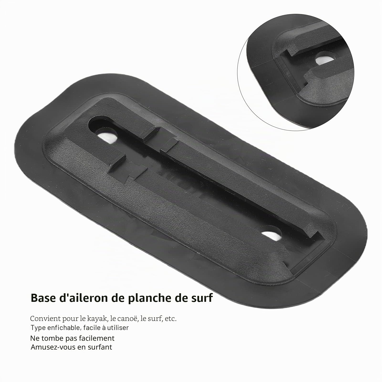 Base de Planche de Surf à Aileron Central Support de Base D'aileron Central pour Poisson