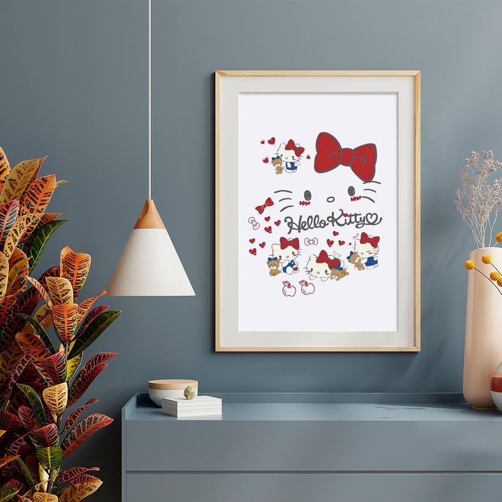 Amazon.co.jp: ハローキティ ポスター 絵画 インテリア 壁紙用 壁紙