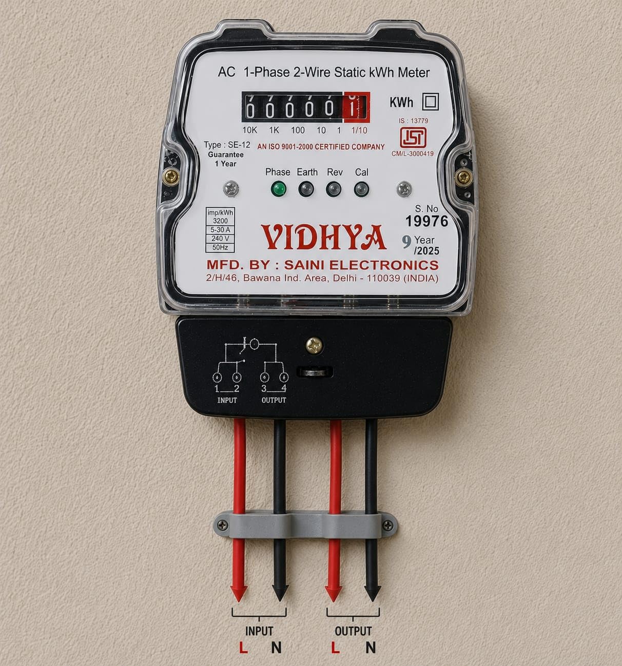 WINGWON Sub Meter - Power India Meters Single Phase Electronic Energy Sub Meter for Home no 1 kL-image-5