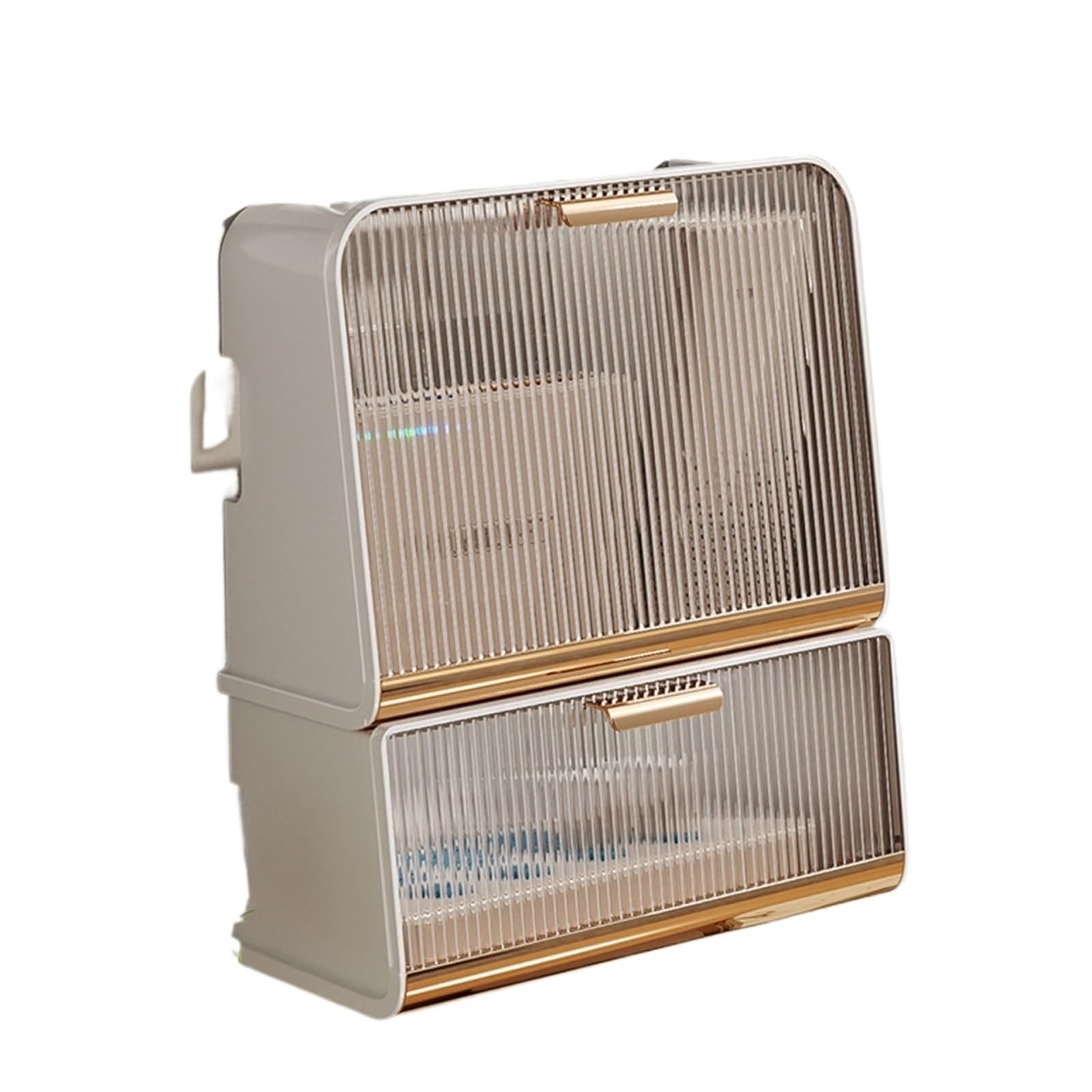 Router Schrank Wandbehang for kabellosen WLAN-Router, Regal, Aufbewahrungsbox, Drahtkabelgehäuse, Stromhalterung, Organizer, Steckerbrett(Beige Set1)