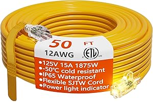 HUANCHAIN Lighted End Extension Cord