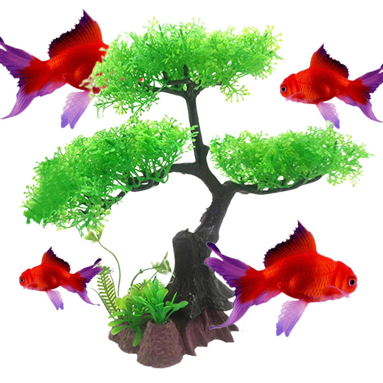 Mxzzand Plante De Décoration D'aquarium Algues Vertes Artificielles