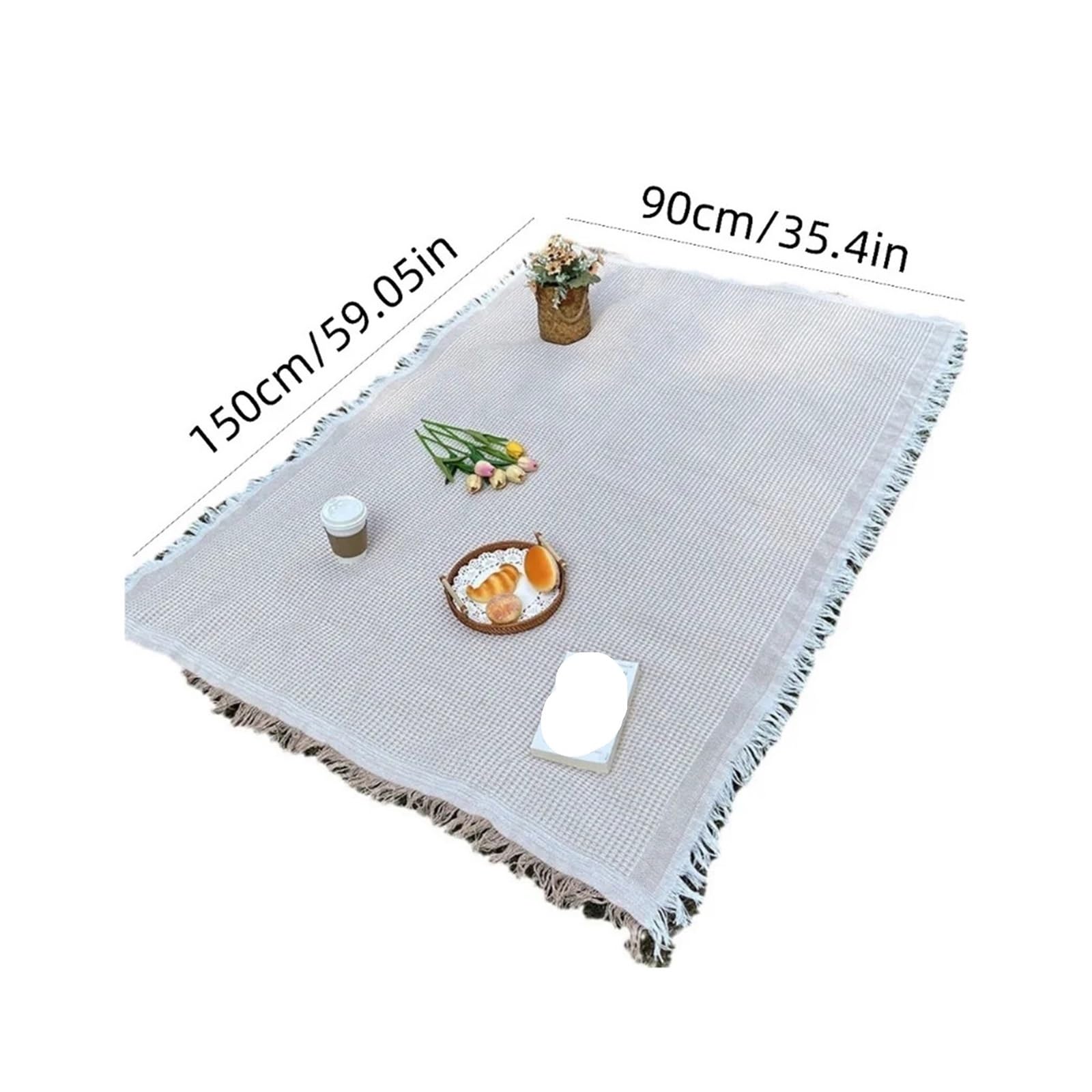 Generico Tappetino da Terra Regolabile 90-150 Cm | Allungabile 90-150 cm; supporto impermeabile; confezioni minuscole; uso da solo a duo.
