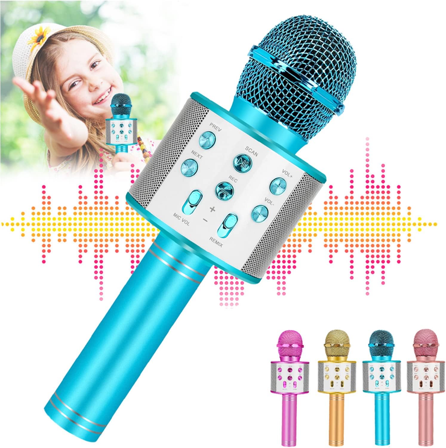 Kids Toys Karaoke Microphone, Microphone for Kids Toddler