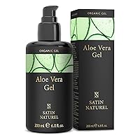 Satin Naturel Gel Aloe Vera Bio 200 ml – 100% Vegano & Cosmetica Naturale – Gel di