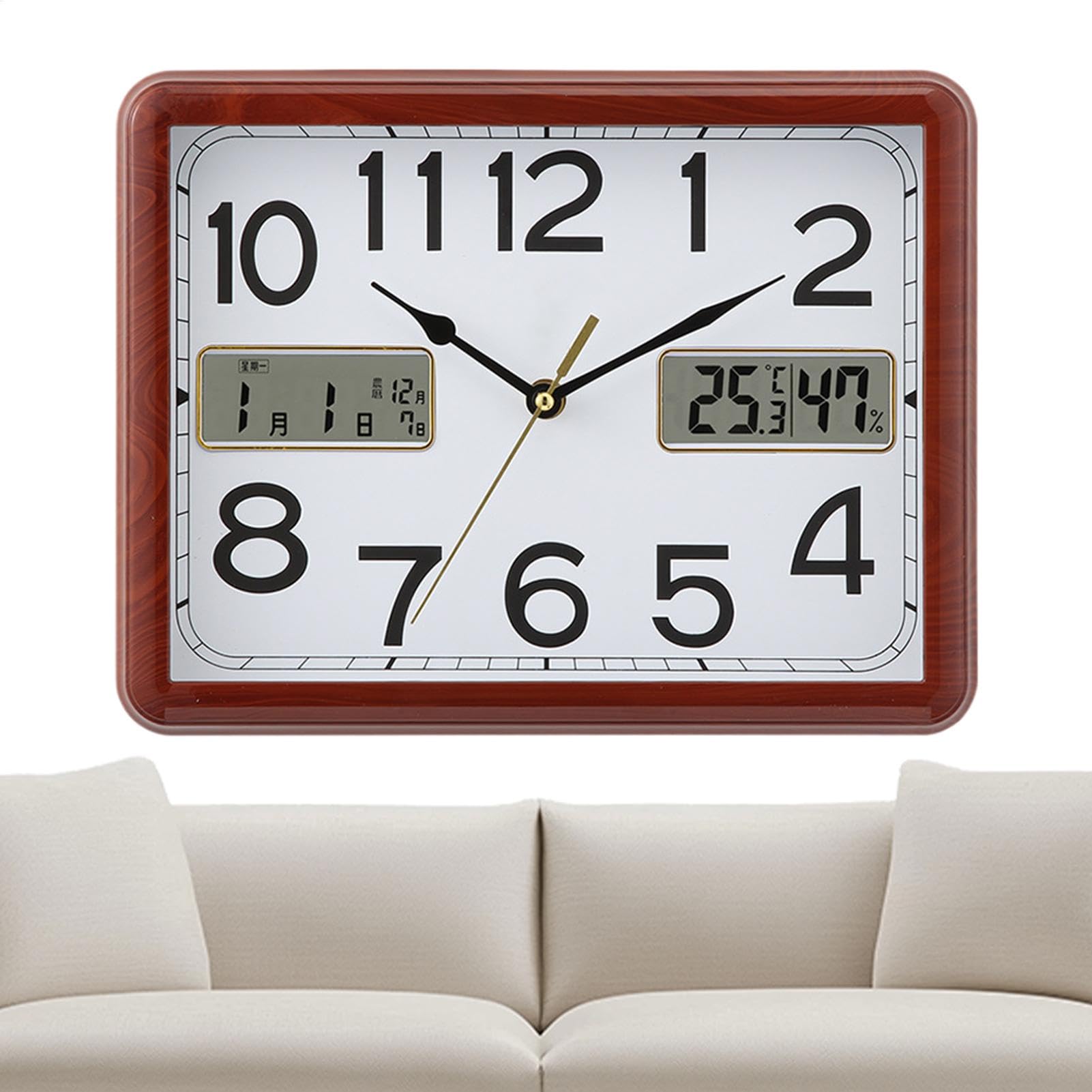 Horloge murale élégante pour le salon et la cuisine moderne