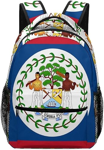 Banderas de viaje para laptop con la bandera de Belice, unisex, a la moda, para la universidad