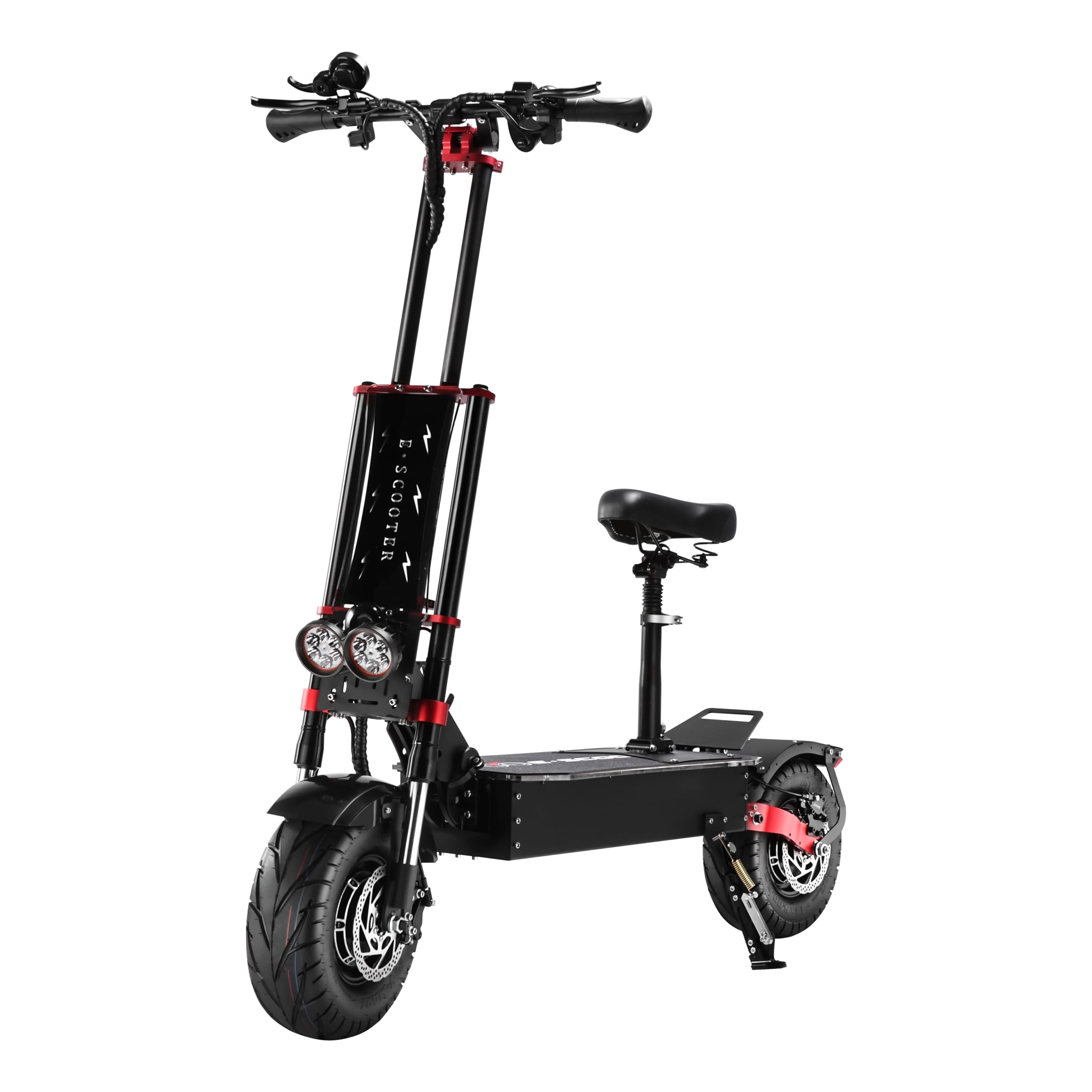 Adult Electric Scooter 13 inches 8000W high Power Dual Motor Electric Scooter with seat 60V40ah Battery top Speed
