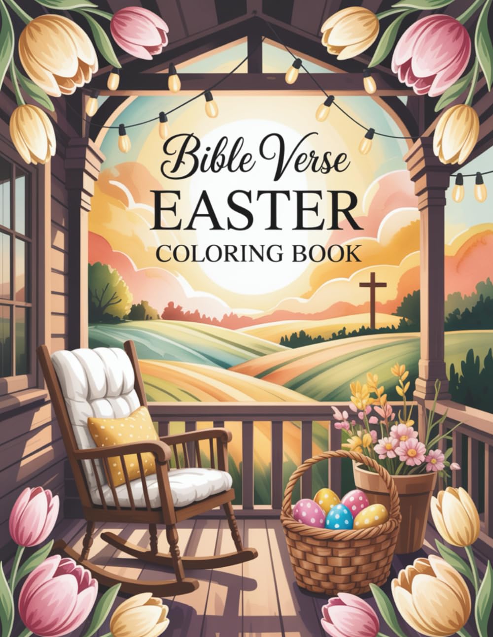 Bible Verse Easter Coloring Book: Christian Devotional for Teens, Adults, and Seniors