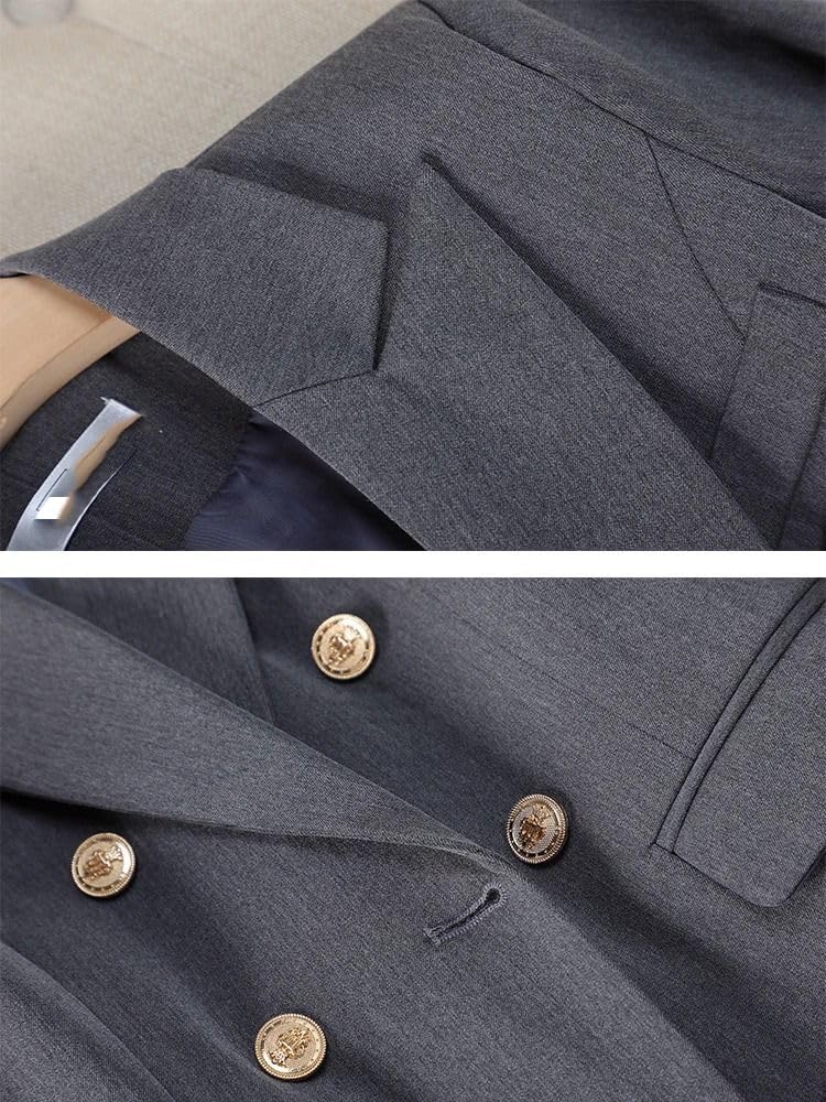GUOYUXIAO Giacca Formal Slim, Cappotto Professionale per Outerwear Business