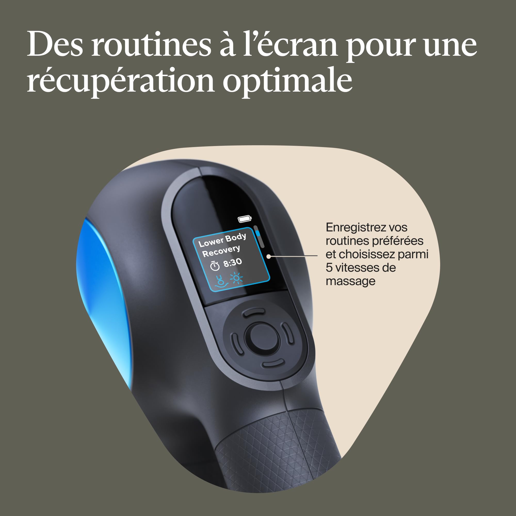 Theragun Pro Pistolet de massage portable avec technologie Quietforce et routines préchargées Bluetooth pour soulager la douleur (Pro Plus: Noir)