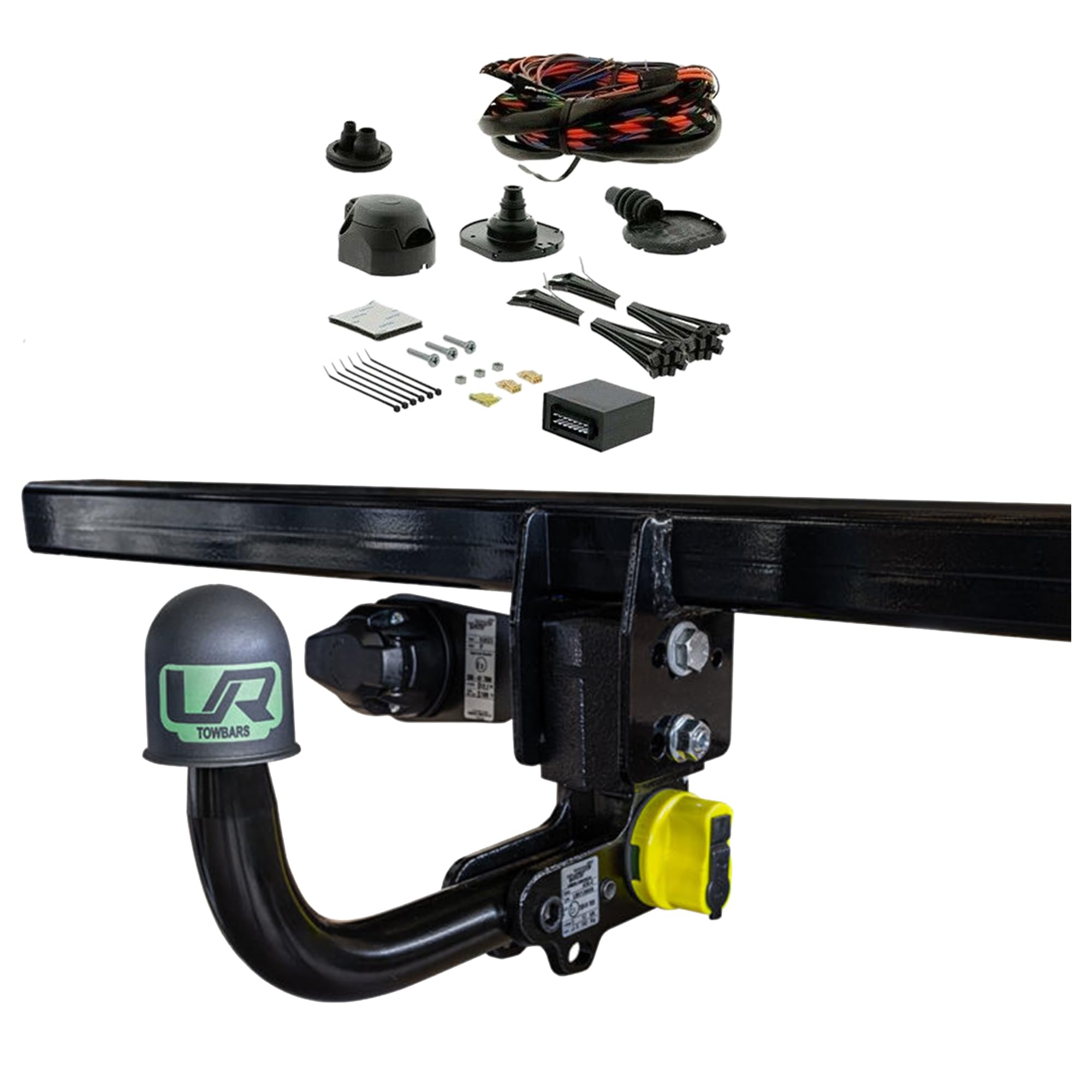 Umbra Rimorchi odłączany hak holowniczy i 13-pinowy kompatybilny z Mercedes-Benz klasy E 16 i nowszym 23057/VM+MB08313U 2017-2020