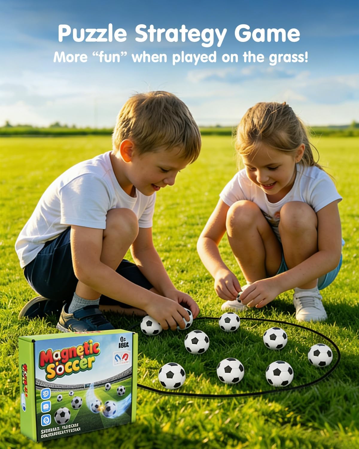 Soccer Magnetic Game String 20 Football