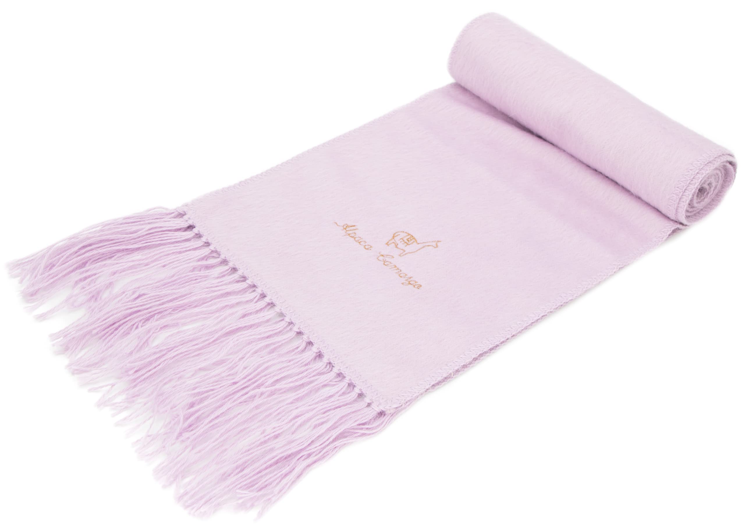 Authentic Camargo Alpaca Scarf with Alpaca Stitched Logo