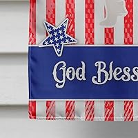 Vista 12 de Caroline's Treasures BB4243GF Bandera de jardín con texto en inglés «Merry Christmas» con texto en inglés «Merry Christmas», bandera decorativa