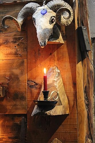 Metal Nostalgia Candle Holder Black