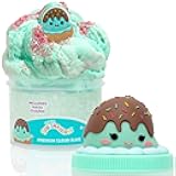 Original Squishmallow Maya The Ice Cream Premium Cloud Slime, Chocolate-Scented, Party Favors for Kids 8-12, Girl Toys 8-10 Years Old, Slime Kit for Girls Ages 8-12, Slime for Kids