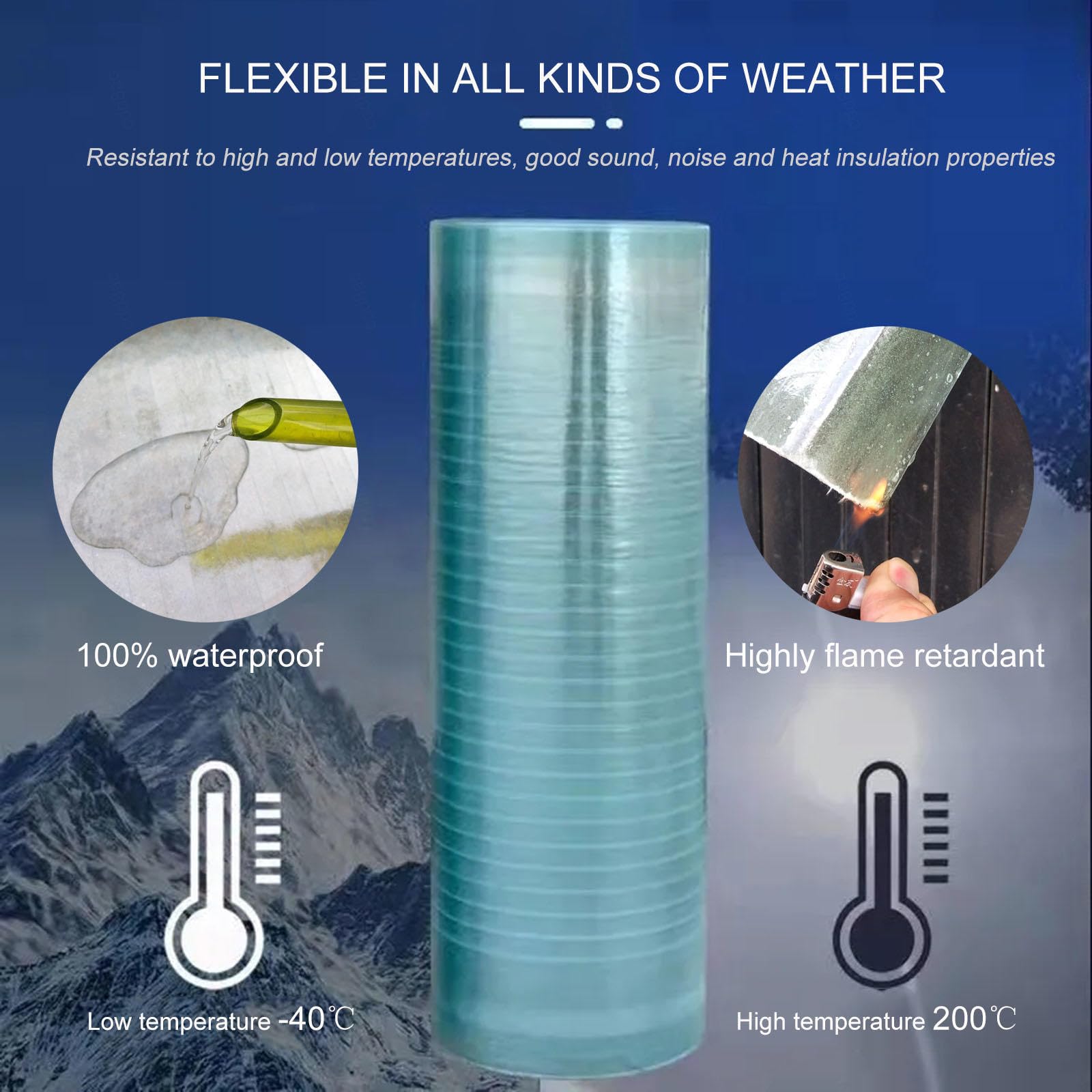 Polycarbonate Roofng Sheet,0.8mm Glassfber Panel Easy To Bend & Cut