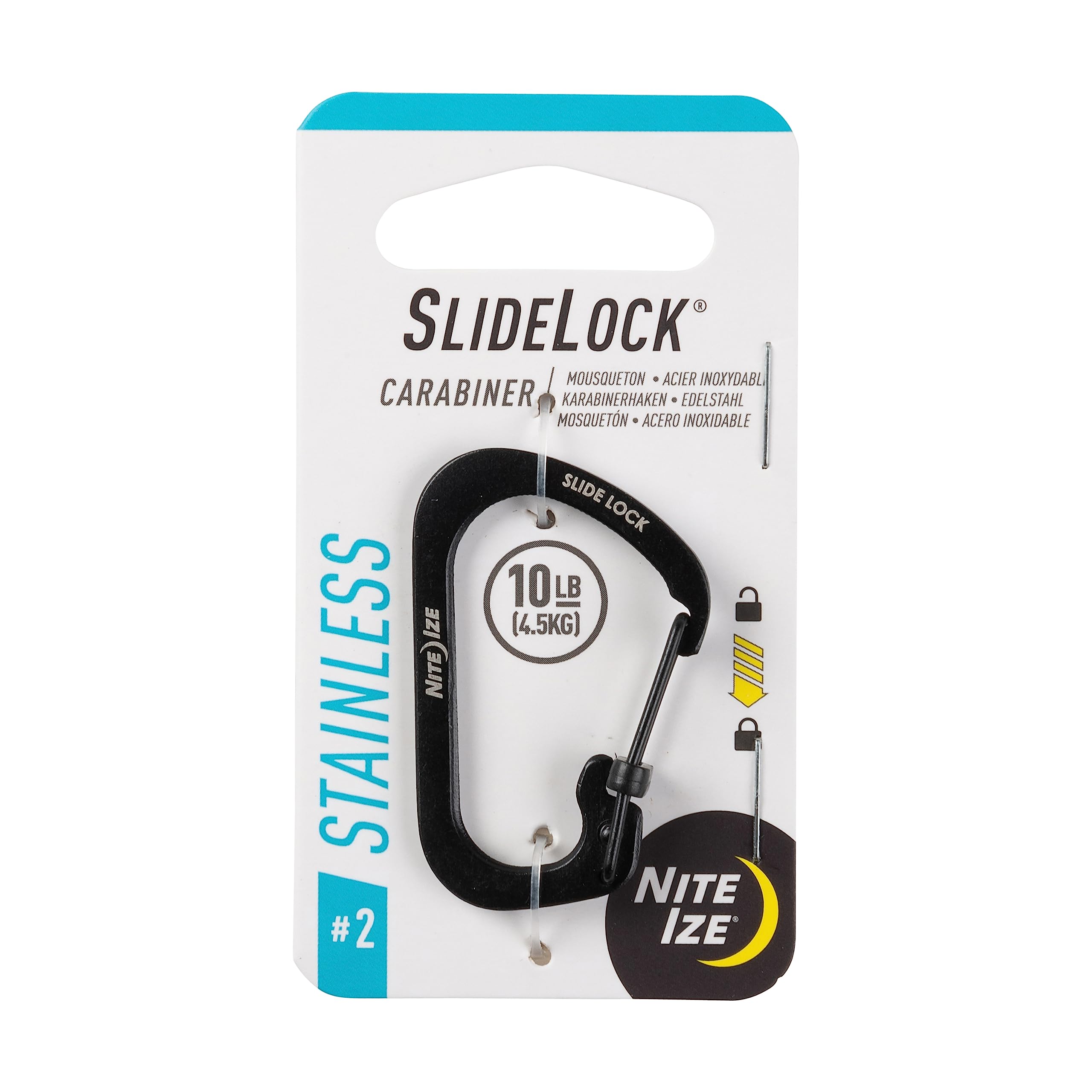 NITEIZE(ナイトアイズ) SLIDELOCK #2 ブラック CSL2-01-R6