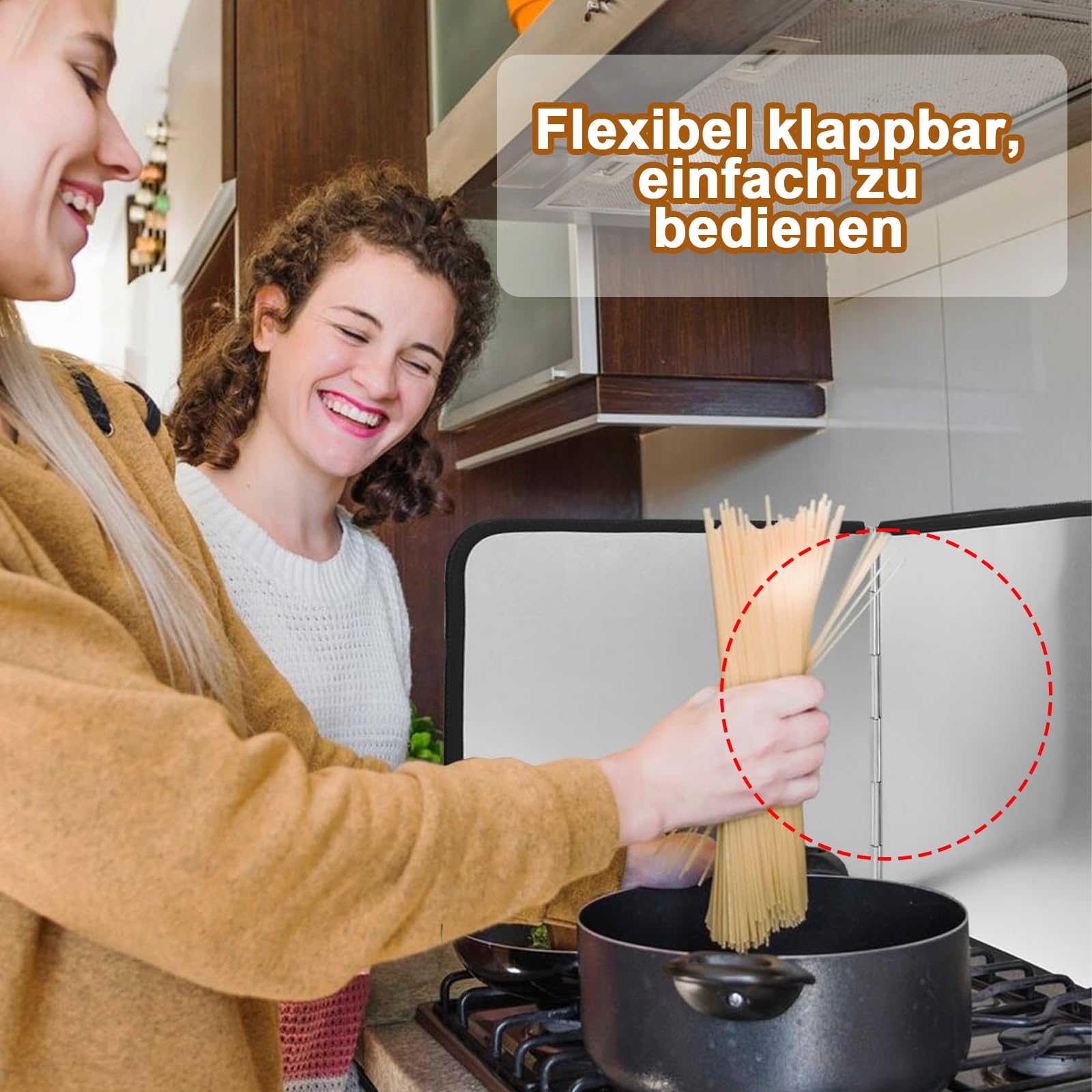 Protector Salpicaduras Cocina, Cocina Funda Protectora de Cocina Plegable, Plegabl Protector de Aceite Estufa de Gas, 4 Lados Plegable Protección Antisalpicaduras, para Cocina (37,6×29,2×29,4 cm)