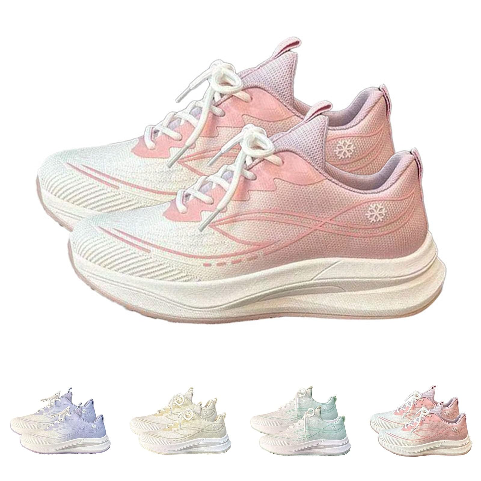 Scarpe Donna Sneakers da Ginnastica Casual per Camminata Tempo Libero Antiscivolo Scarpe Donna Comode E Morbide Elegante e Confortevole