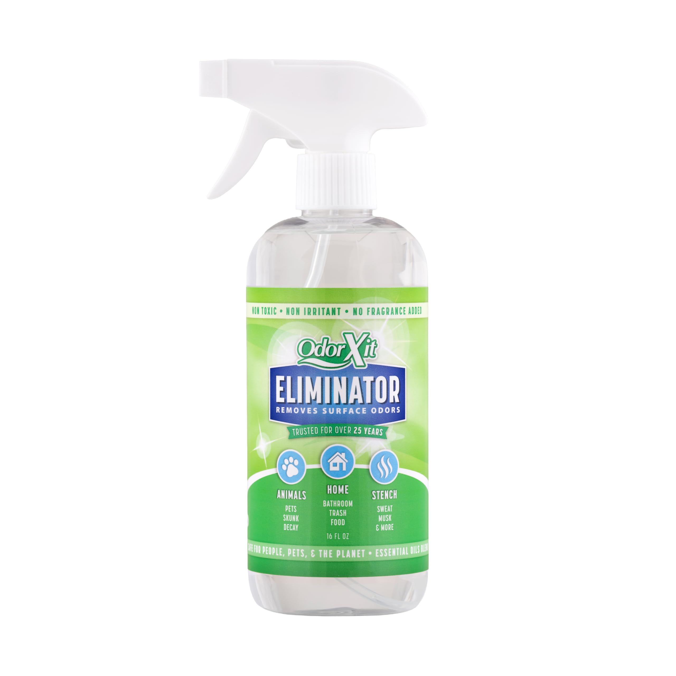 OdorXit Pet Urine Odor Eliminator Spray, Ideal for Cat, Dog Poo and Urine Smell, Versatile &amp; Natural Odor Neutralizer for Home and Outdoor Use, Ready to Use, 16oz