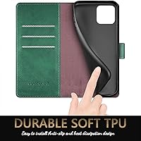 Vista 41 de SUANPOT for iPhone 13 Pro（Non iPhone 13 6.1 5G with RFID Blocking Wallet case Credit Card Holder,Flip Book PU Leather Phone case Shockproof Cover