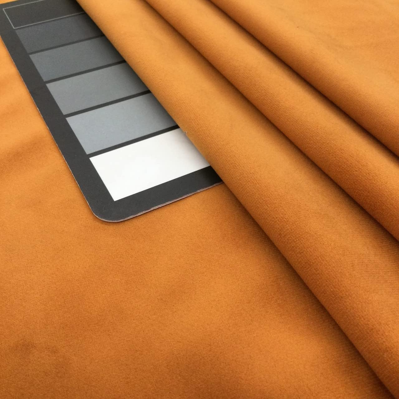 Hollywood in Custom Orange Velvet Fabric Medium Weight Upholstery Fabric