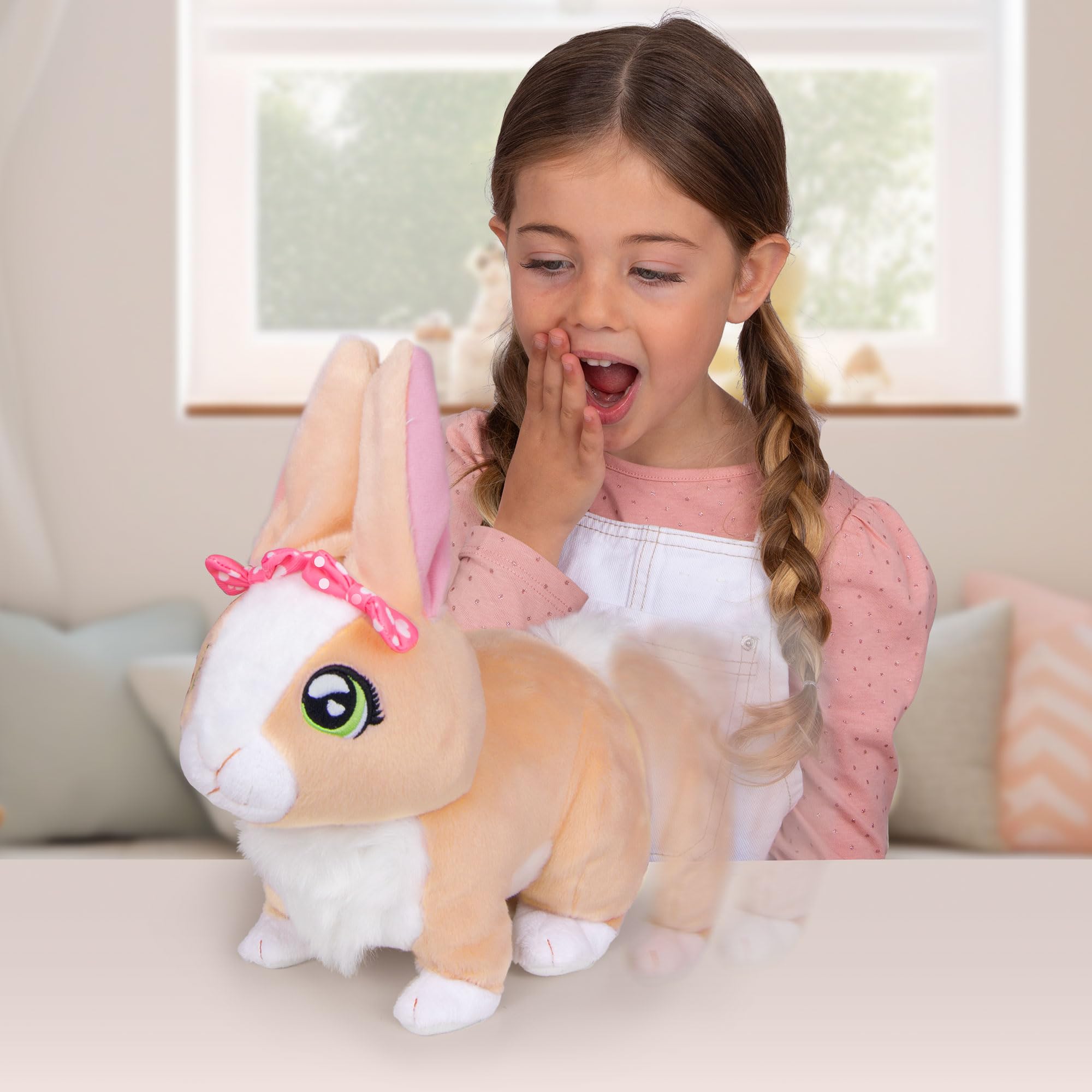 Club Petz Betsy Browny Rabbit Interactive Soft Toy : Amazon.co.za