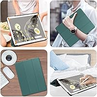 Vista 7 de NINKI Funda compatible con Google Pixel Tablet 2023 [protección de esquina dura], cubierta con soporte de visión multiángulo para fundas Pixel