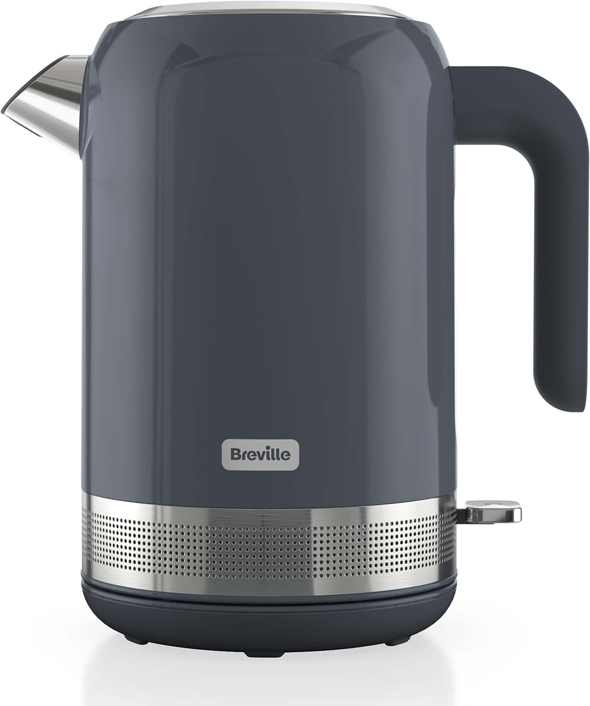 Breville High Gloss Electric Kettle 1.7 Litre 3kW Fast Boil Grey