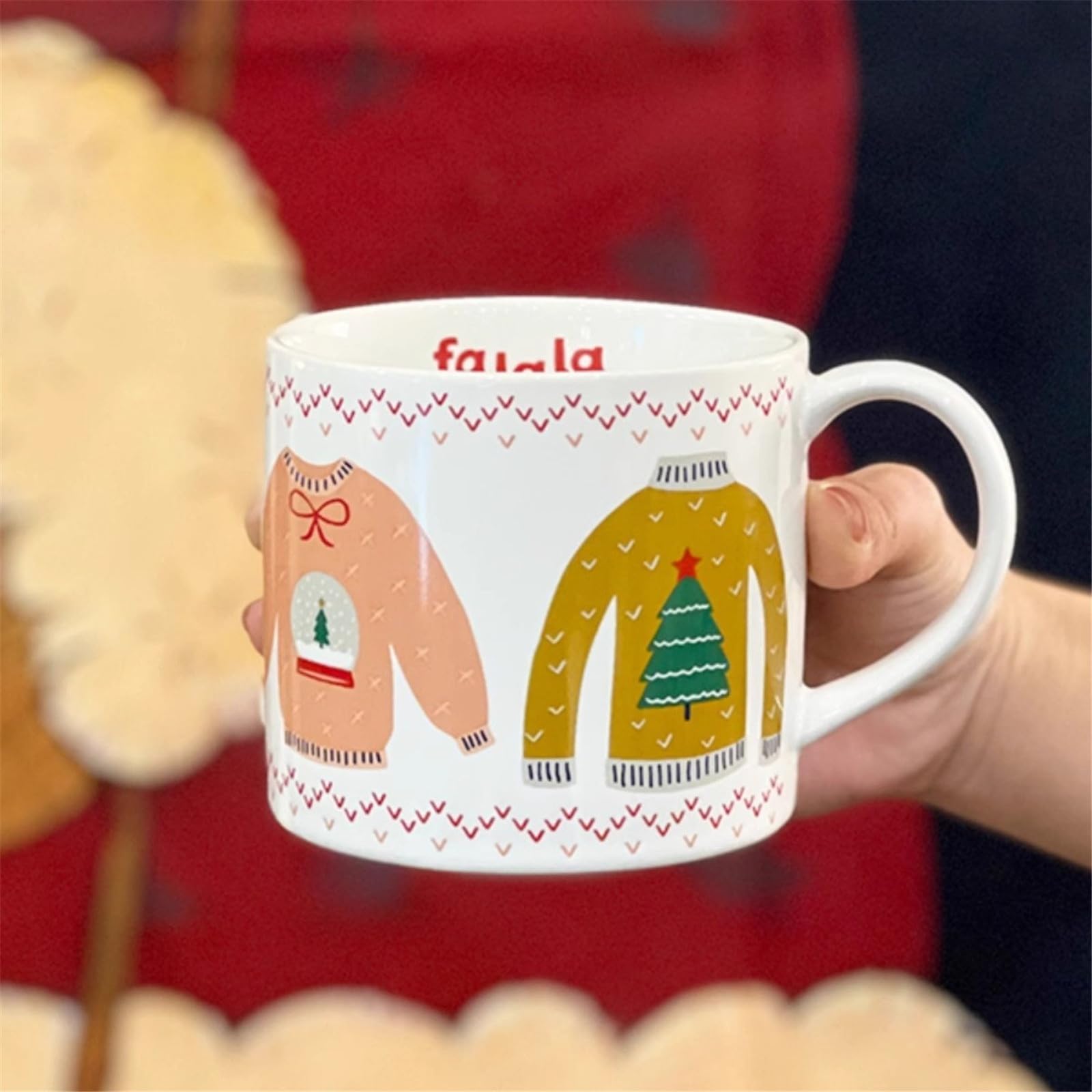 MRKU Tazze da caffè in Ceramica, Tazze Creative, Carine per Ragazze, Tazze da tè pomeridiane per casa e Viaggi