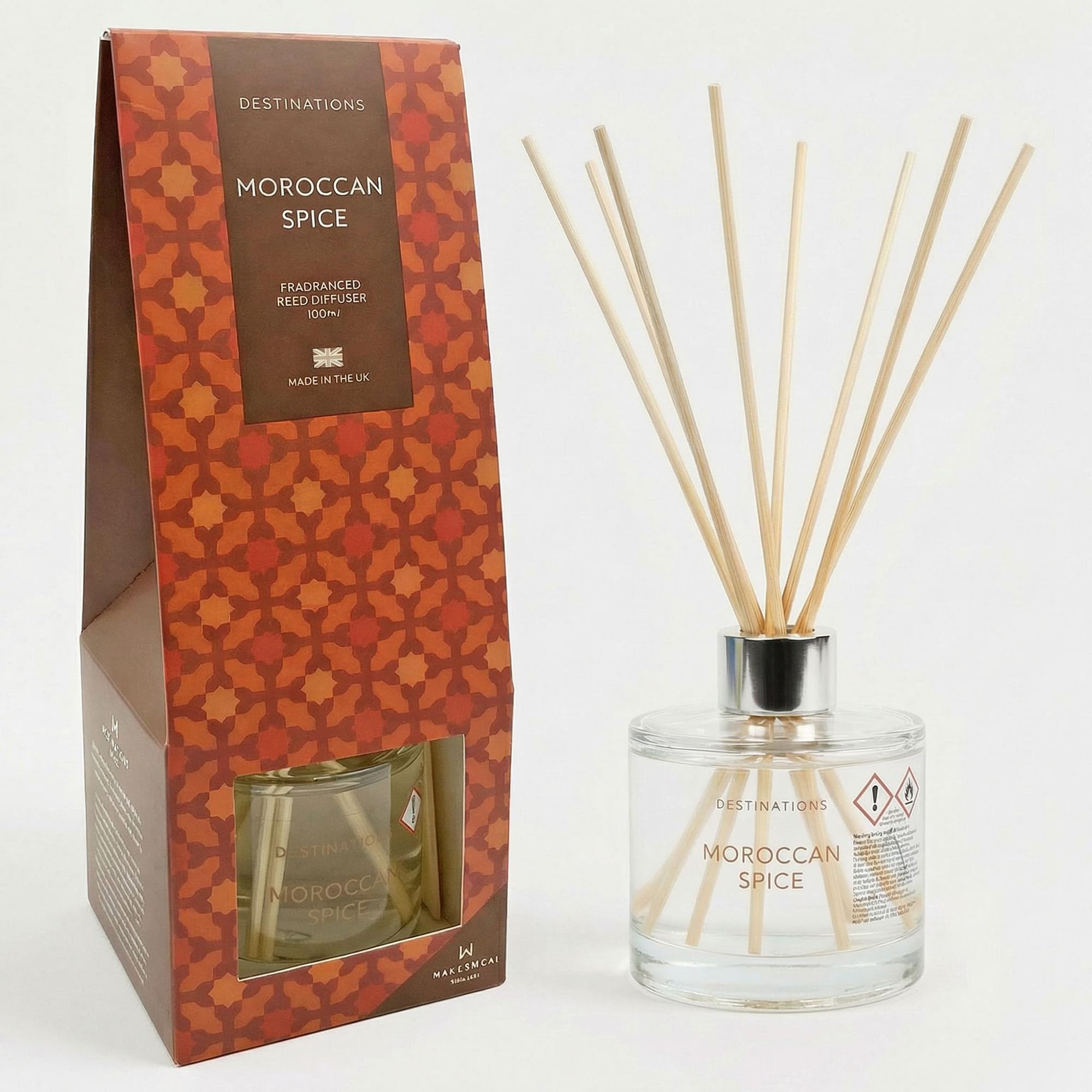 QPC DIRECT Moroccan Spice Scented Reed Diffuser 200ml