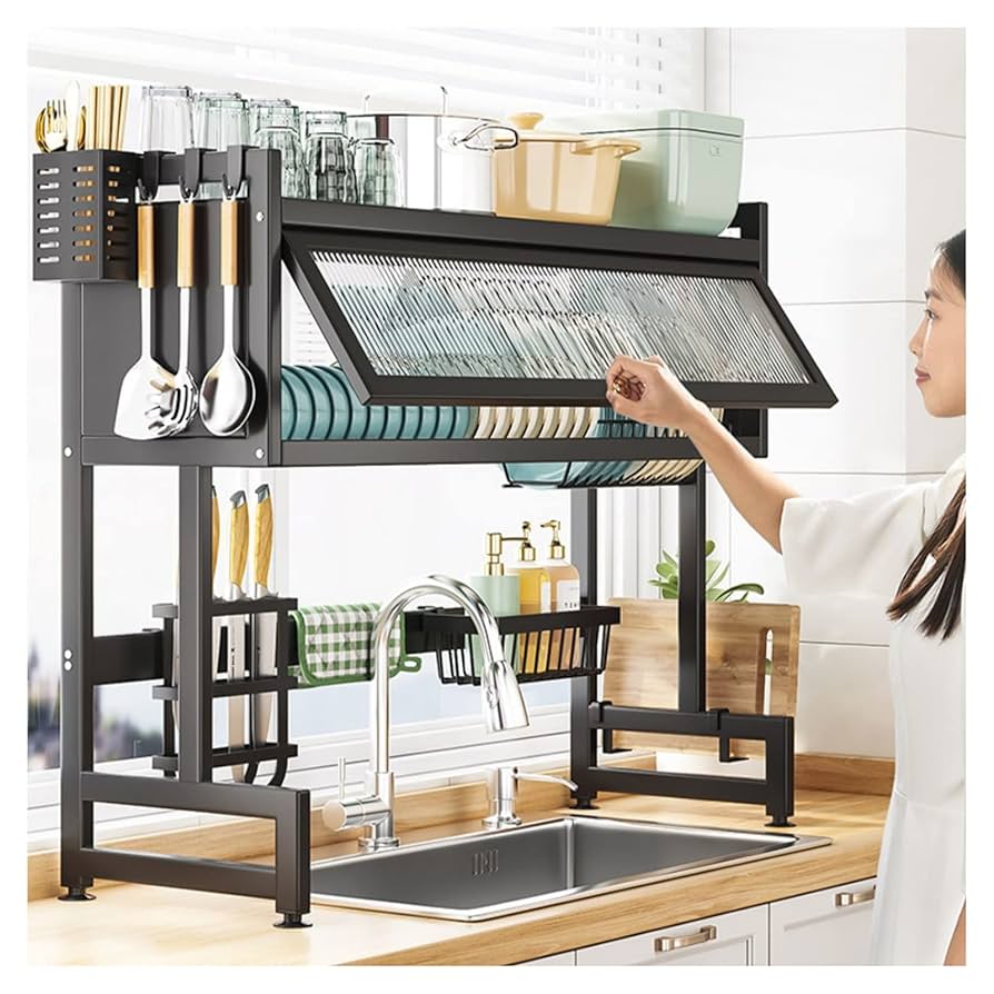 棚（上） Amazon｜水槽の上にある食器洗い乾燥機の乾燥棚 水槽盤乾燥棚の