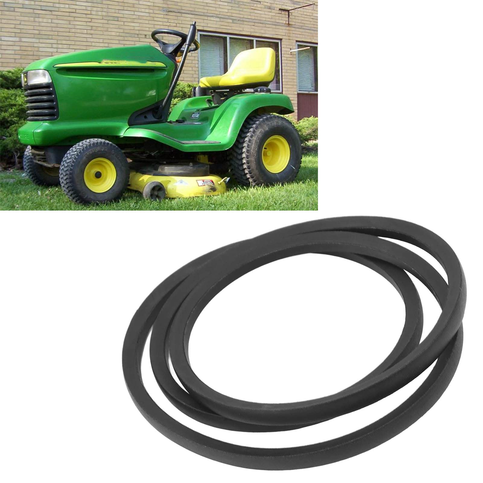 Courroie D'entraînement de Traction, Moteur M126009 R2 à Transmission en Caoutchouc de Remplacement Haute Résistance avec Taille Compacte Légère, pour LT166 LT155