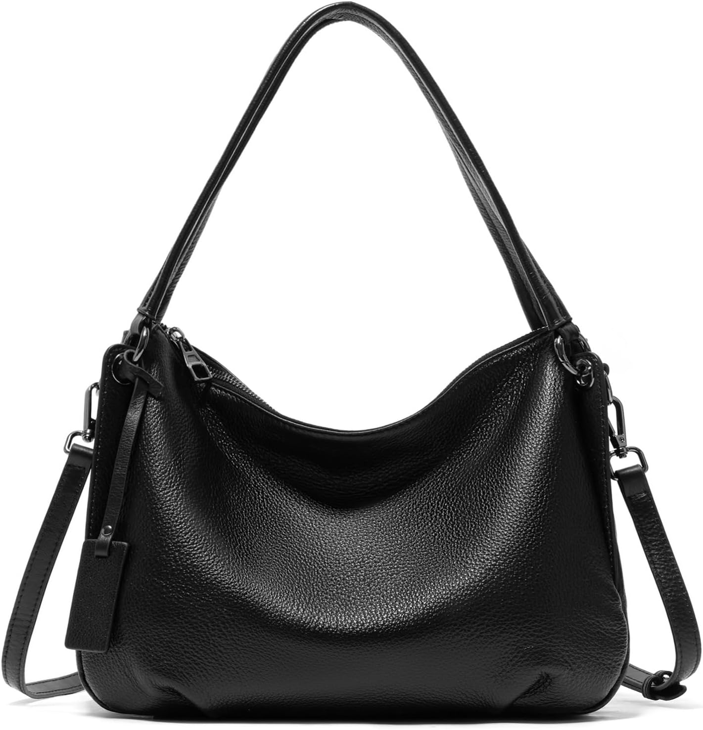Genuine Leather Handbag Purse for Women Small Crossbody Shoulder Bag Soft Leather Womens Hobo Bag with Detachable Strap | Genuine Leather