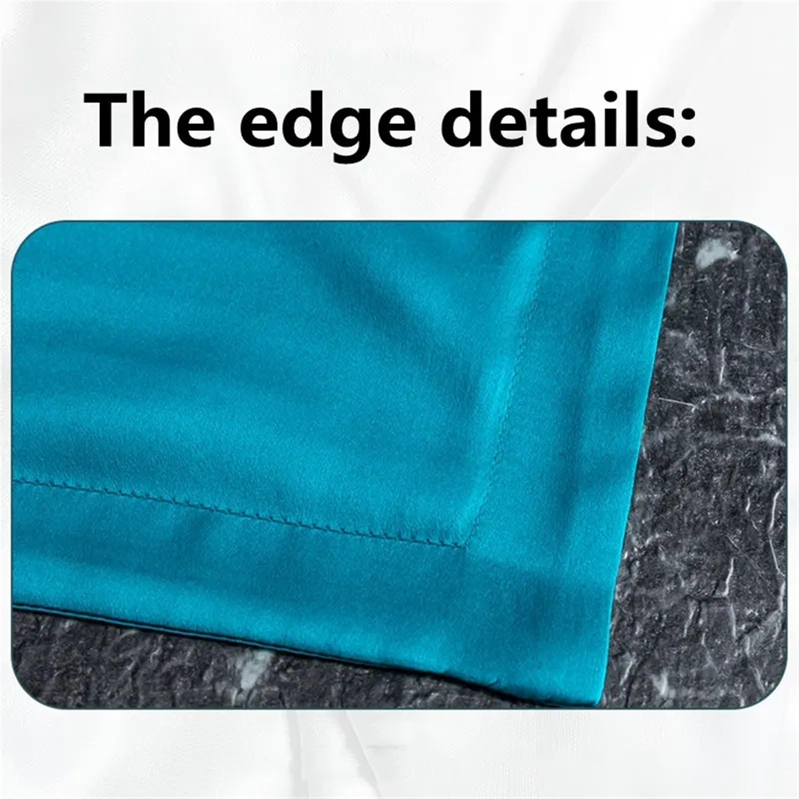 Satin Kissenbezug,Satin Kopfkissenbezug Seiden-Oxford-Kissenbezug, 1 Umschlag-Kissenbezug, beidseitig, Mehrfarbig, individuelle Größe (Color : 6, Size : 50x70 cm)
