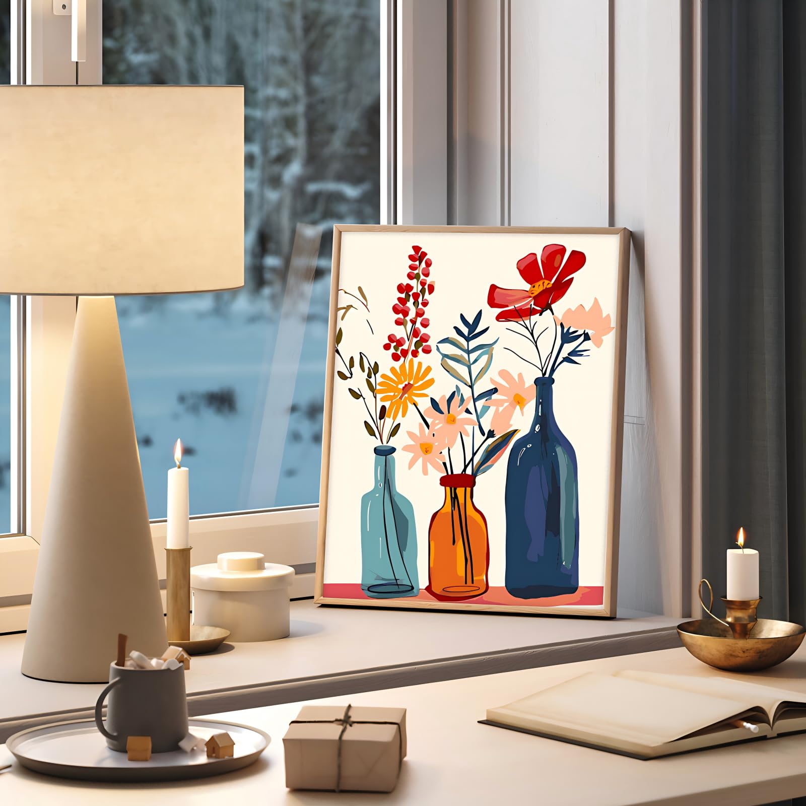 QIUQI Peinture Par Numéros Adulte – Tigre, Kit 40x50cm, Pinceaux Et Peinture Acrylique Inclus