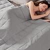 anfie Weighted Blanket48"x72" 15lbs Twin Size,Ultra Soft and Cozy Cooling Weighted Blanket for Adult,Heavy Blanket with Machine Washable Soft Blanket