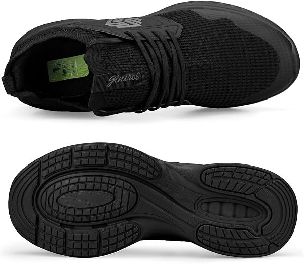 Giniros Men's Sneakers Running Shoes Gymnastics Running Walking Lightweight Breathable Casual Sports Gym Trekking Tennis Trail Mesh Basketball Comfortable Outdoor Fitness Jogging Work Shoes - 5