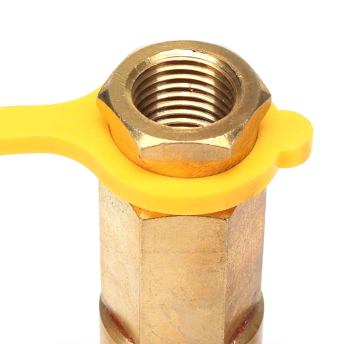Kit Collegamento Rapido Per Propano/Gas Naturale 1/4" - Valvola Di Intercettazione In Ottone