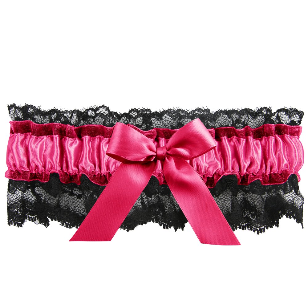 Ivy Lane Design Britney Garter, Black/Fuchsia-image-20