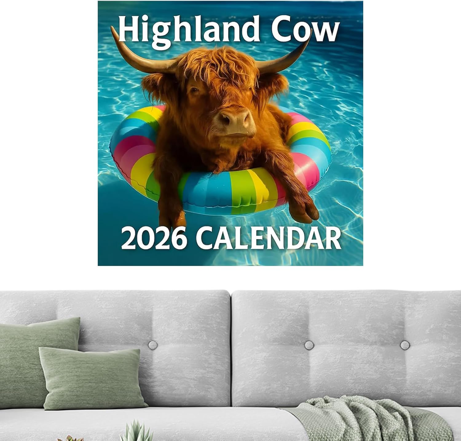 Eventerde Vache Des Highlands Calendrier De L'Avent 2024 - Vache Des Highlands Décoration De Sapin De Noël, Décoration Suspendue De Vache Des Highlands De Noël, Calendrier De L'Avent 24 Jours De Noël