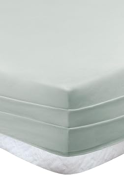 Yataş Softy Double 100% Cotton Rubber Combed Cotton Sheet - Sage
