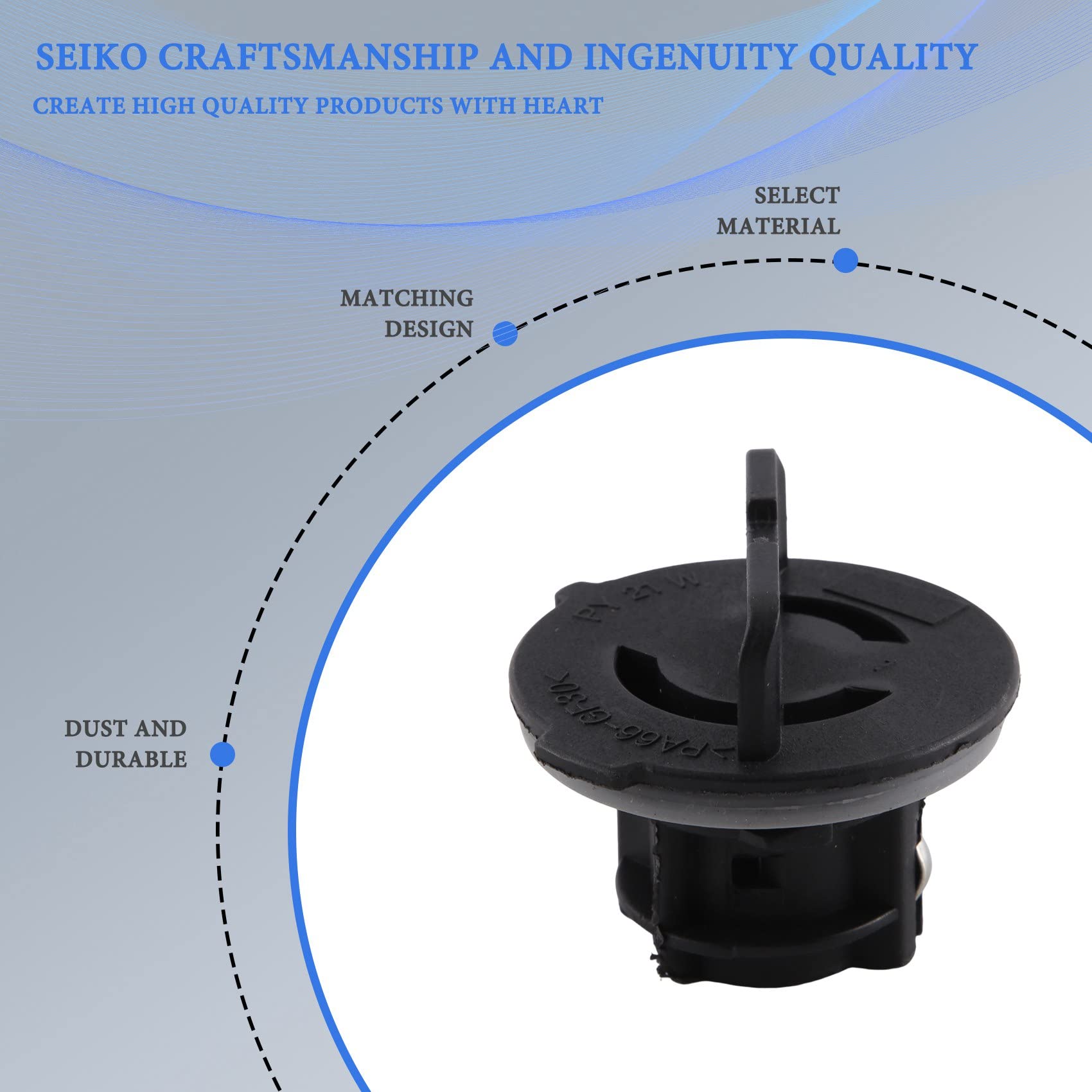 Yctze Pour Turn Signal Socket Pour Support Lampe Clignotant Ducato Douille D 'ampoule De Clignotant Pour 207 307 607 807 621546 Porte Ampoule Clignotant Avant