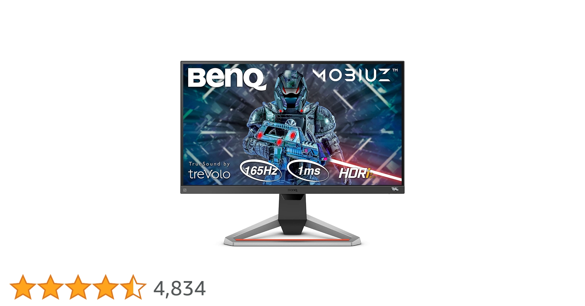 BenQ MOBIUZ EX2510S Gaming Monitor (24.5 inch, IPS, 165 Hz, 1ms